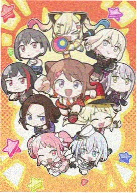 漫画线稿少女侧颜